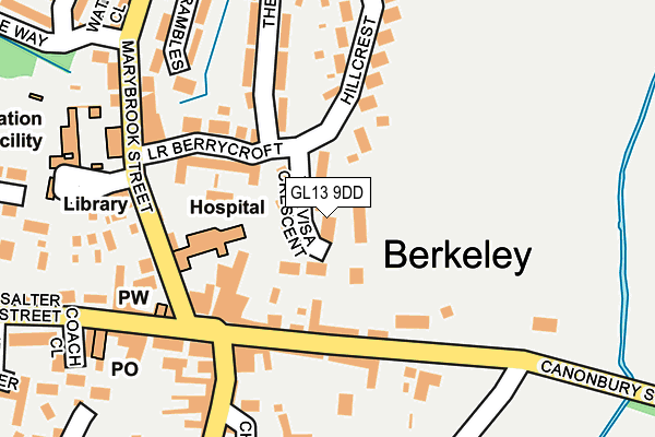 GL13 9DD map - OS OpenMap – Local (Ordnance Survey)