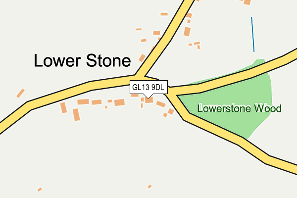 GL13 9DL map - OS OpenMap – Local (Ordnance Survey)