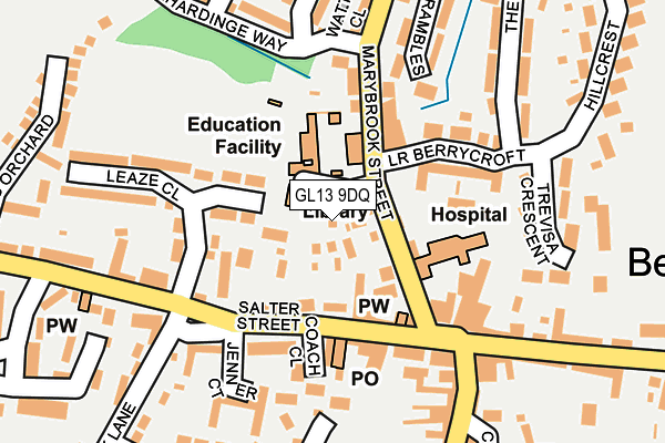 GL13 9DQ map - OS OpenMap – Local (Ordnance Survey)