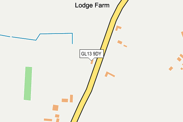 GL13 9DY map - OS OpenMap – Local (Ordnance Survey)