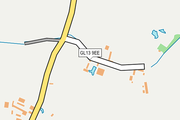 GL13 9EE map - OS OpenMap – Local (Ordnance Survey)