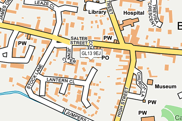 GL13 9EJ map - OS OpenMap – Local (Ordnance Survey)