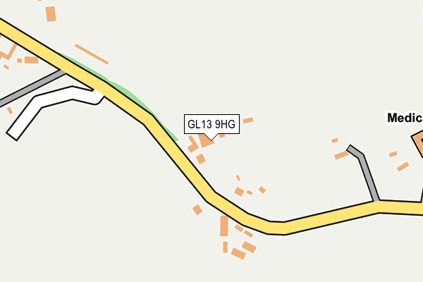 GL13 9HG map - OS OpenMap – Local (Ordnance Survey)