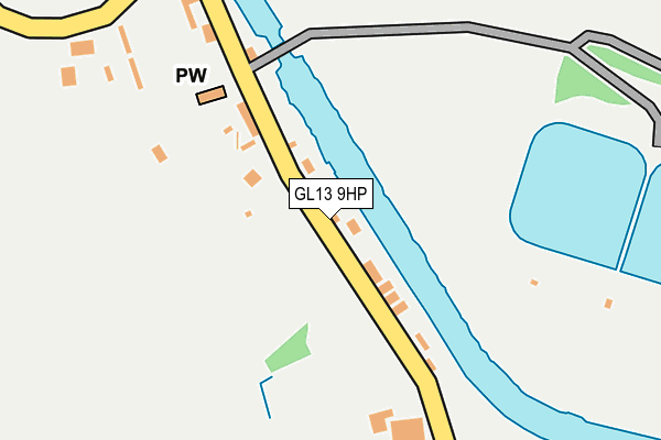 GL13 9HP map - OS OpenMap – Local (Ordnance Survey)