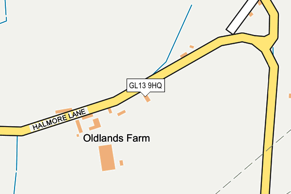 GL13 9HQ map - OS OpenMap – Local (Ordnance Survey)