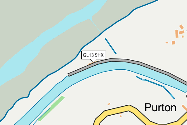 GL13 9HX map - OS OpenMap – Local (Ordnance Survey)