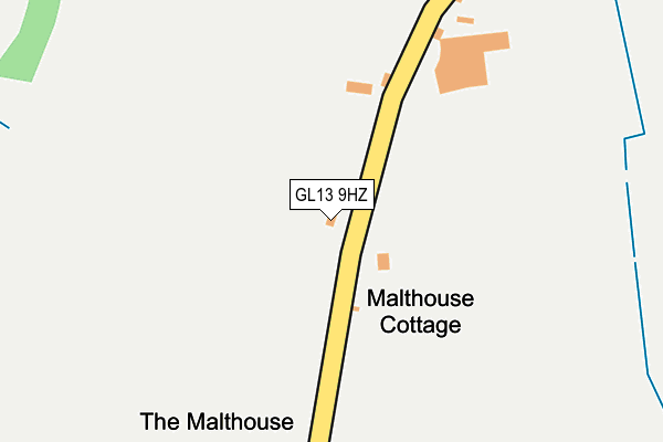 GL13 9HZ map - OS OpenMap – Local (Ordnance Survey)