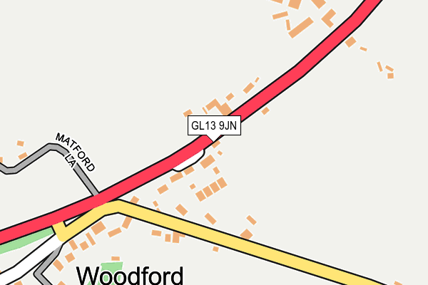 GL13 9JN map - OS OpenMap – Local (Ordnance Survey)