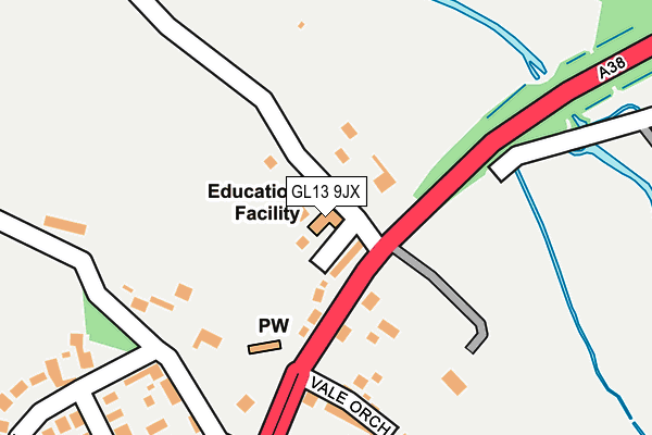 GL13 9JX map - OS OpenMap – Local (Ordnance Survey)