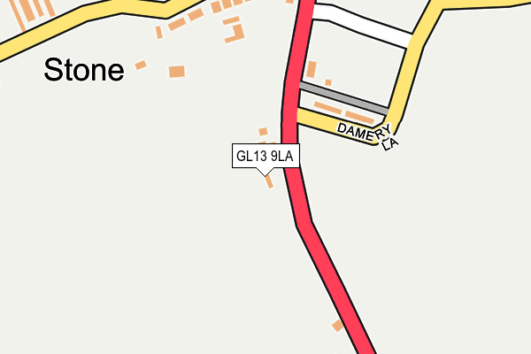 GL13 9LA map - OS OpenMap – Local (Ordnance Survey)