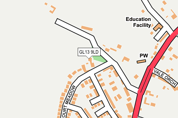 GL13 9LD map - OS OpenMap – Local (Ordnance Survey)