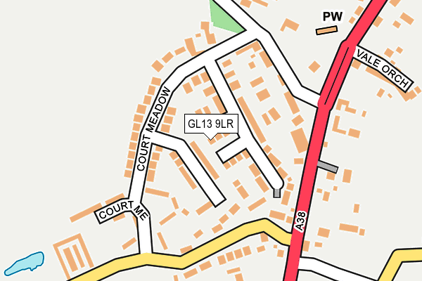 GL13 9LR map - OS OpenMap – Local (Ordnance Survey)