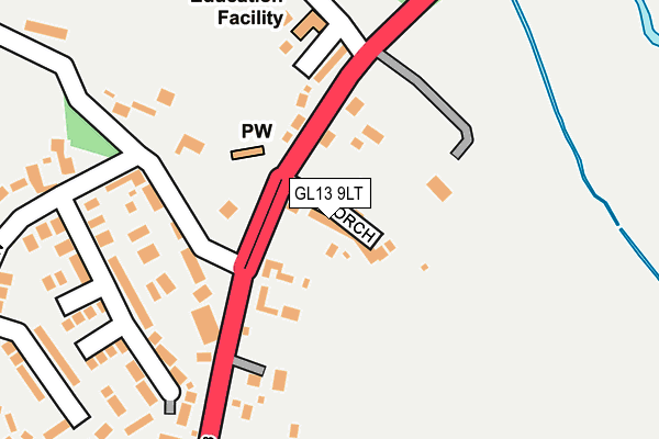 GL13 9LT map - OS OpenMap – Local (Ordnance Survey)