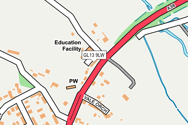 GL13 9LW map - OS OpenMap – Local (Ordnance Survey)