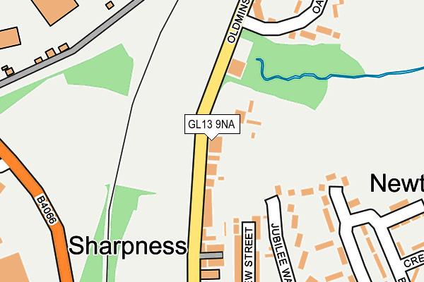 GL13 9NA map - OS OpenMap – Local (Ordnance Survey)
