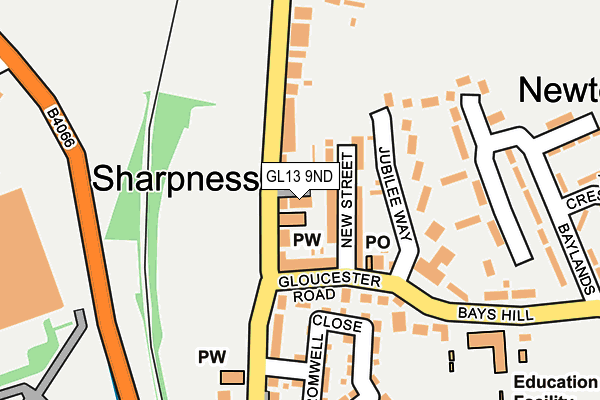 GL13 9ND map - OS OpenMap – Local (Ordnance Survey)