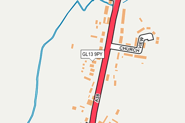 GL13 9PY map - OS OpenMap – Local (Ordnance Survey)