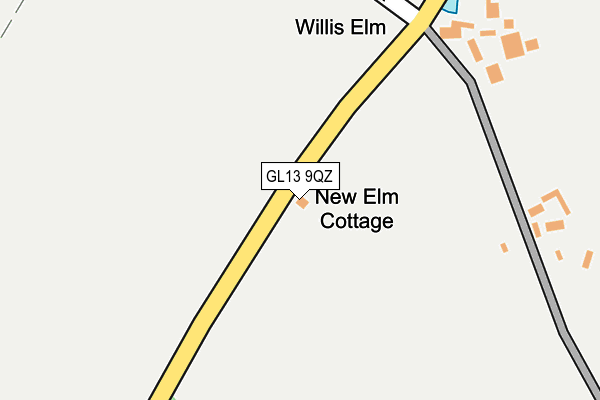 GL13 9QZ map - OS OpenMap – Local (Ordnance Survey)