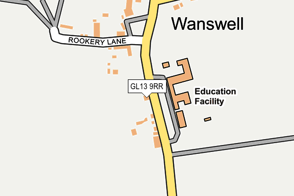 GL13 9RR map - OS OpenMap – Local (Ordnance Survey)