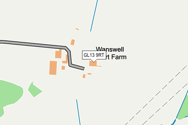 GL13 9RT map - OS OpenMap – Local (Ordnance Survey)