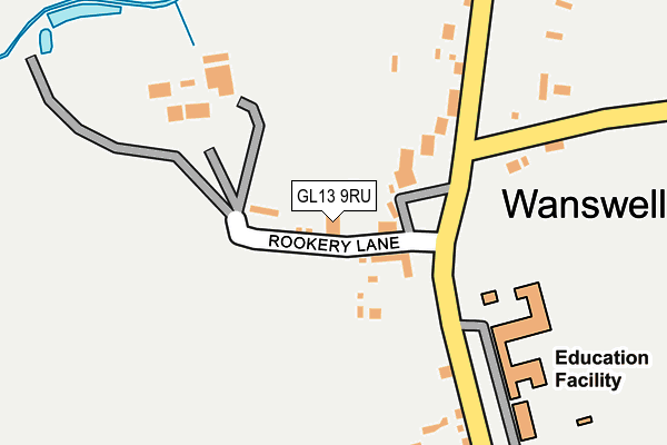 GL13 9RU map - OS OpenMap – Local (Ordnance Survey)