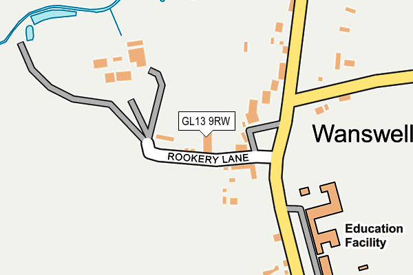 GL13 9RW map - OS OpenMap – Local (Ordnance Survey)