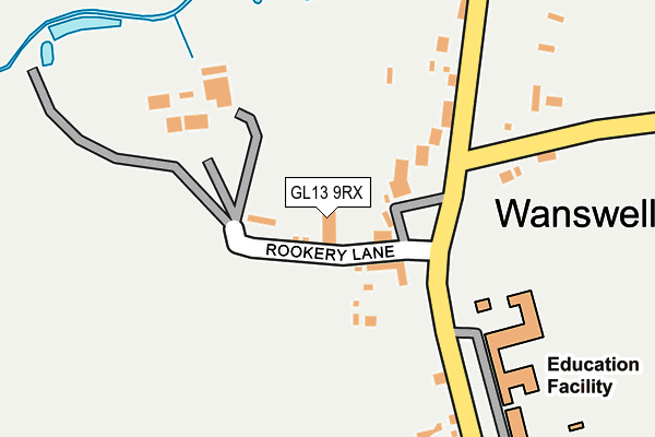 GL13 9RX map - OS OpenMap – Local (Ordnance Survey)
