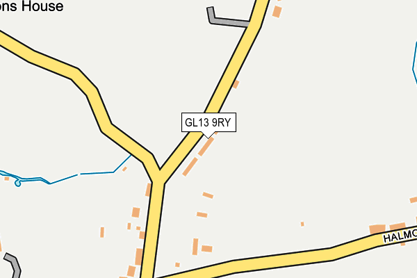GL13 9RY map - OS OpenMap – Local (Ordnance Survey)