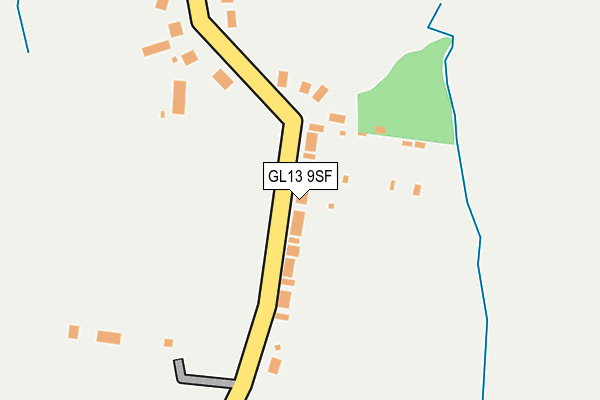 GL13 9SF map - OS OpenMap – Local (Ordnance Survey)