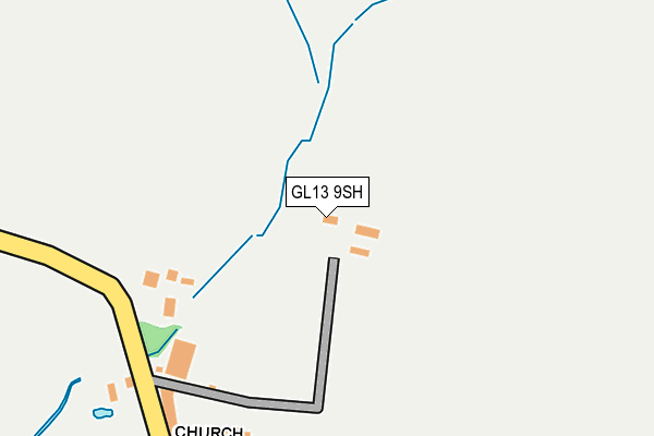 GL13 9SH map - OS OpenMap – Local (Ordnance Survey)