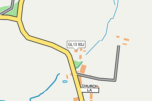 GL13 9SJ map - OS OpenMap – Local (Ordnance Survey)