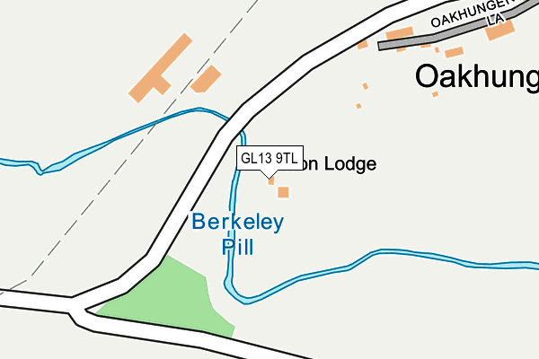 GL13 9TL map - OS OpenMap – Local (Ordnance Survey)