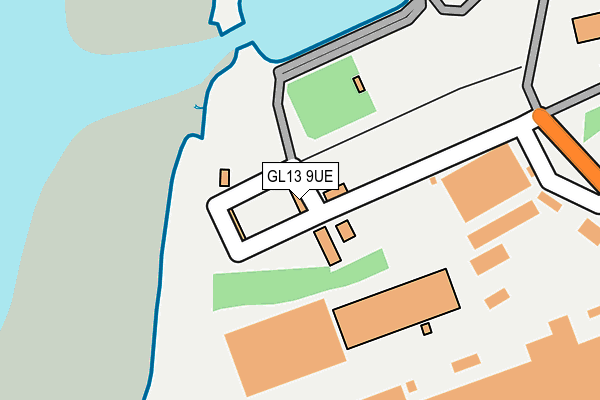 GL13 9UE map - OS OpenMap – Local (Ordnance Survey)