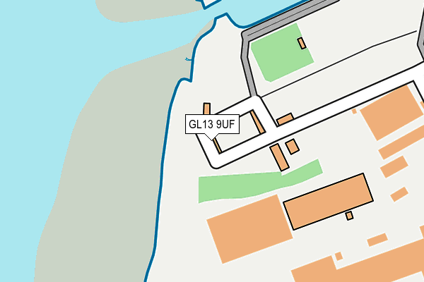 GL13 9UF map - OS OpenMap – Local (Ordnance Survey)