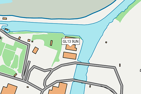 GL13 9UN map - OS OpenMap – Local (Ordnance Survey)