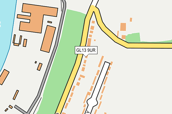 GL13 9UR map - OS OpenMap – Local (Ordnance Survey)