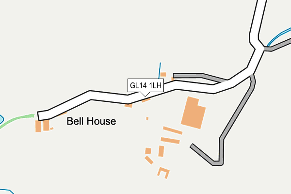 GL14 1LH map - OS OpenMap – Local (Ordnance Survey)