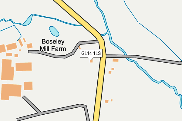 GL14 1LS map - OS OpenMap – Local (Ordnance Survey)