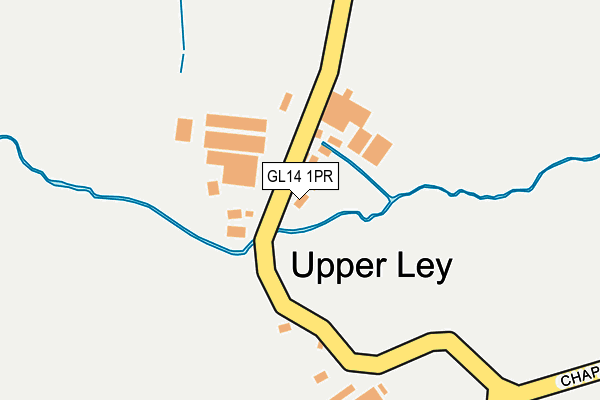 GL14 1PR map - OS OpenMap – Local (Ordnance Survey)