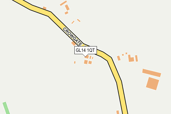 GL14 1QT map - OS OpenMap – Local (Ordnance Survey)