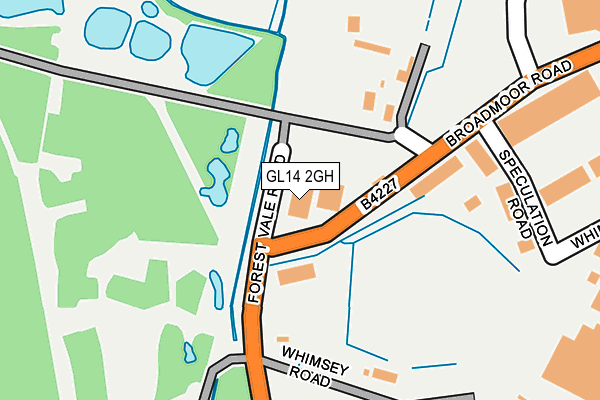 GL14 2GH map - OS OpenMap – Local (Ordnance Survey)