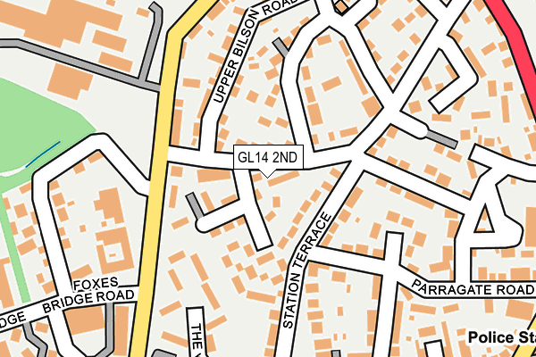 GL14 2ND map - OS OpenMap – Local (Ordnance Survey)