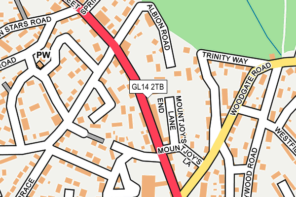 Map of 3 REX LIMITED at local scale