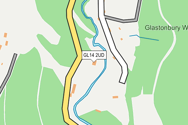 GL14 2UD map - OS OpenMap – Local (Ordnance Survey)