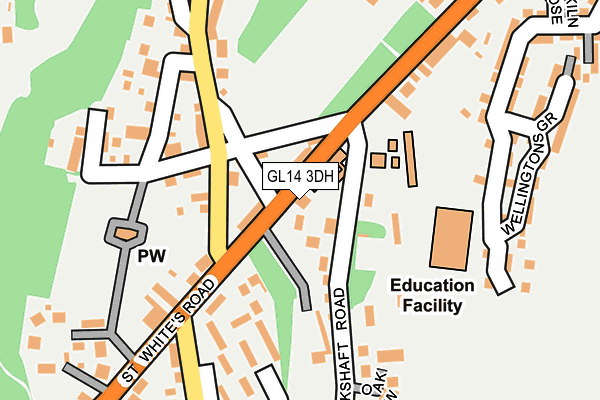 GL14 3DH map - OS OpenMap – Local (Ordnance Survey)