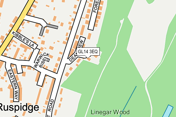 GL14 3EQ map - OS OpenMap – Local (Ordnance Survey)