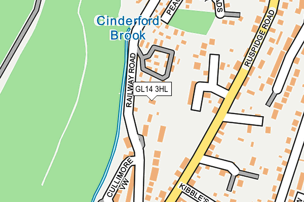 GL14 3HL map - OS OpenMap – Local (Ordnance Survey)