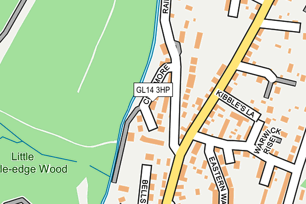 GL14 3HP map - OS OpenMap – Local (Ordnance Survey)