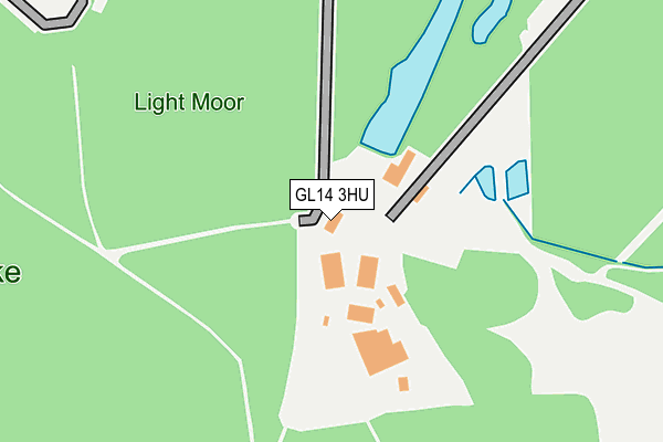 GL14 3HU map - OS OpenMap – Local (Ordnance Survey)