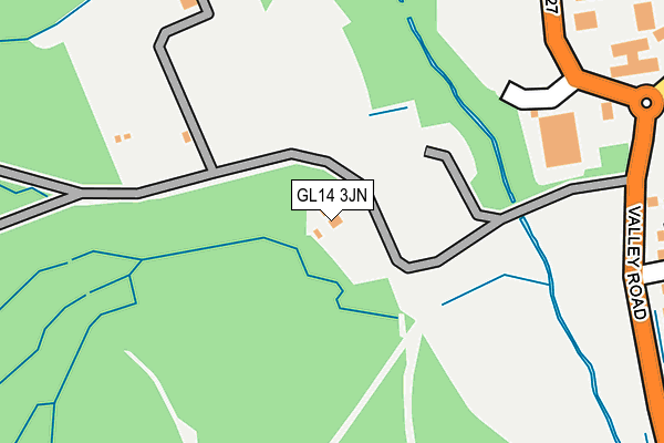 GL14 3JN map - OS OpenMap – Local (Ordnance Survey)